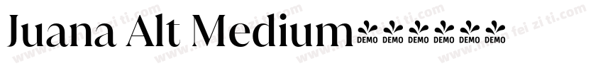 Juana Alt Medium字体转换
